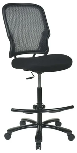 Mesh Back Heavy Duty Drafting Chair [15-37A720D]