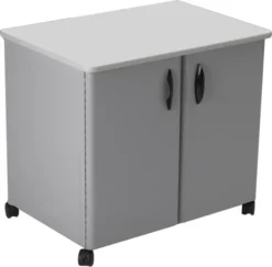Mayline Mobile Utility Cabinets Steel Exterior Dove Gray [2160MUGRYGRY]