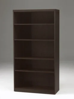 Mayline Aberdeen 5 Shelf Fixed Bookcase Mocha [AB5S36LDC]