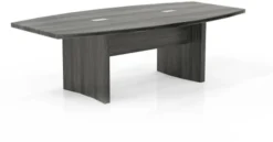 Mayline Aberdeen 8' Conference Table, Boat Gray Steel [ACTB8LGS]