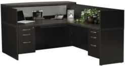 Mayline Aberdeen Office Desk Set Mocha [AT36LDC]