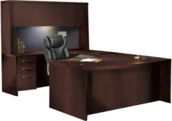 Mayline Aberdeen Office Desk Set Mocha [AT4LDC]