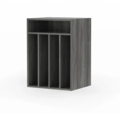 Mayline Aberdeen Vertical Paper Management Gray Steel [AVPMLGS]