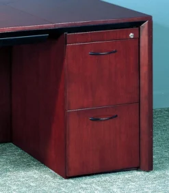Mayline Corsica Pedestal File For Desk File-File Mahogany [CFFDMAH]