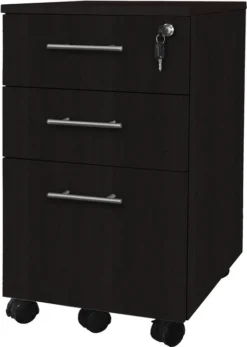 Mayline Medina Pedestal Box-Box-File Mocha [MNBBFLDC]