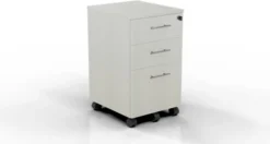 Mayline Medina Pedestal Box-Box-File Textured Sea Salt [MNBBFTSS]