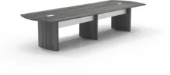 Mayline Medina 12' Conference Table Gray Steel Laminate [MNC12LGS]