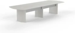 Mayline Medina 14' Conference Table Textured Sea Salt [MNC14TSS]