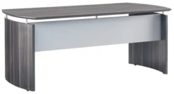 Mayline Medina 72"W Desk - Gray Steel Laminate [MND72LGS]