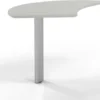 Mayline Medina Curved Desk Extension Left Textured Sea Salt [MNEXTLTSS]