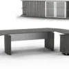 Mayline Medina Office Desk Set Gray Steel [MNT10LGS]