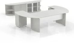 Mayline Medina Office Desk Set Textured Sea Salt [MNT13TSS]