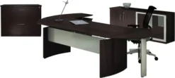 Mayline Medina Office Desk Set Mocha [MNT15LDC]