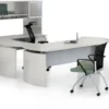 Mayline Medina Office Desk Set Textured Sea Salt [MNT31TSS]