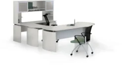 Mayline Medina Office Desk Set Textured Sea Salt [MNT31TSS]