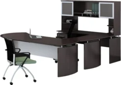 Mayline Medina Office Desk Set Mocha [MNT32LDC]
