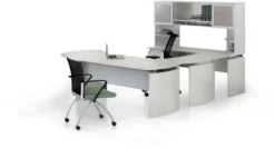 Mayline Medina Office Desk Set Textured Sea Salt [MNT32TSS]