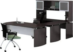 Mayline Medina Office Desk Set Mocha [MNT35LDC]