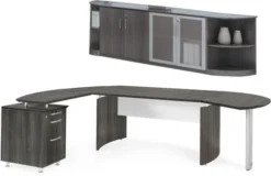 Mayline Medina Office Desk Set Gray Steel [MNT9LGS]