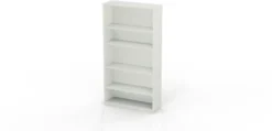 Mayline Medina Bookcase 5 Shelf Textured Sea Salt [MVB5TSS]