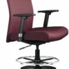 Allseating Zip Upholstered Drafting Chair [92019]