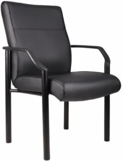 Boss LeatherPlus Office Guest Chair [B689]
