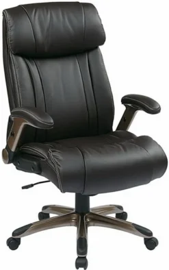 Flip Arm Eco-Leather Executive Chair [ECH38615A]