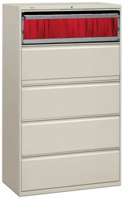 HON 42" 5 Drawer Lateral File Cabinet [895L]