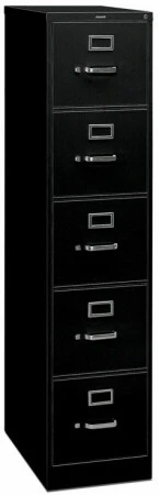 HON 5 Drawer Vertical File Cabinet With Lock [315P]