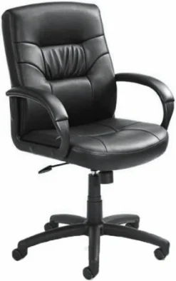 Leather Mid Back Office Chair [B7506]