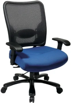 Mesh Back Big And Tall Chair With Custom Seat [75-7A773]