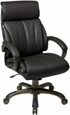 Office Star Executive Faux Leather Office Chair [ECH68801]