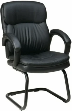 Sled Base Eco Leather Office Side Chair [EC9235]