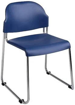 Stackable Plastic Chair With Chrome Finish [STC3230]