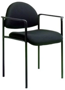 Stackable Steel Side Chair With Arms [B9501]