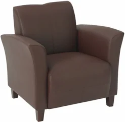 Wine Eco Leather Club Chair [SL2271]
